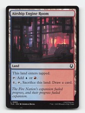 Airship Engine Room 265 Land Avatar: The Last Airbender Magic: The Gathering NM