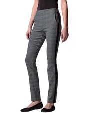 NWT Simply Vera Vera Wang Womens Polished Twill Pants Skinny Side Stripe Size XS