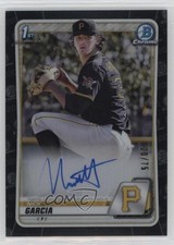 2020 Bowman Draft Chrome Picks Black Refractor 20/75 Nick Garcia Auto 3hd