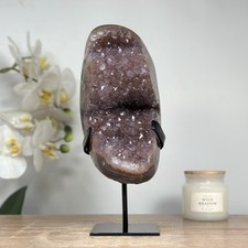 Natural Amethyst & Blue Agate Crystal Cluster. MWS1541