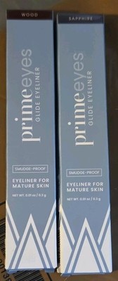 Prime Prometics PrimeEyes Glide Smudge-Proof Eyeliner Wood/Sapphire 2pk