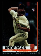 Shaun Anderson San Francisco Giants 2019 Topps Update Black #US142 SN /67