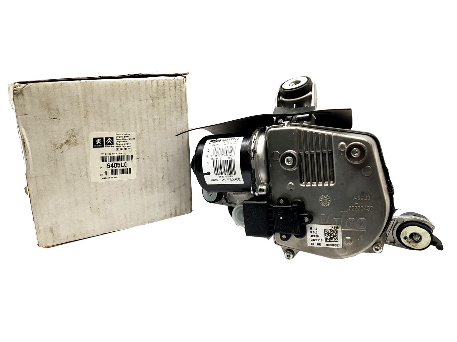 Moteur essuie-glace avant gauche Citroën C5 III pièce mécanisme 53569612 électrique