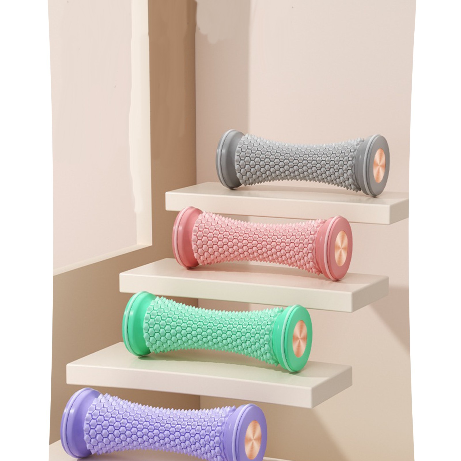 Faszienrolle für Füße mit Noppen Tiefenmassage Entspannung Triggerpunkt