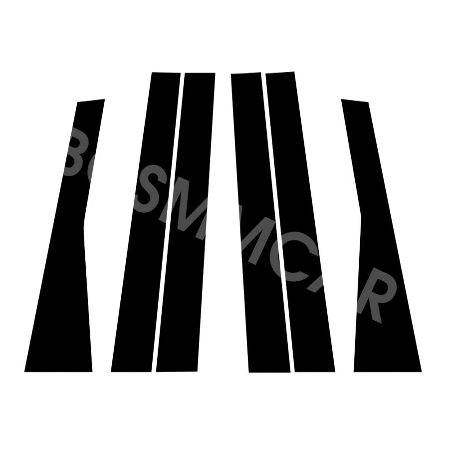 Fit For Jeep Grand Cherokee 2011-2021 Car Pillar Post Cover Door Window Trim 6pc Foto 3 de 4