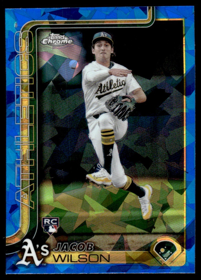 JACOB WILSON 2025 TOPPS CHROME #96 SAPPHIRE RC