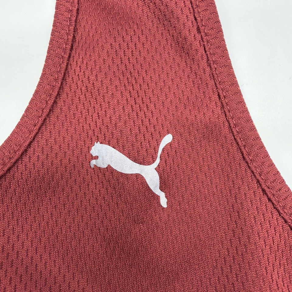 Puma Майка женщин L коричневый логотип серый. # 38312 - Изображение 3 из 4