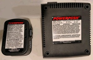Meritool POWERPUSH 1010-013 14.4 NIMH battery and charger 1020-027 Exc condition