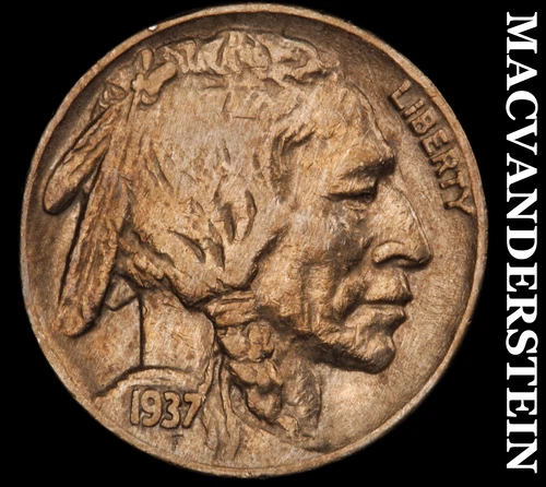 1937 Buffalo Nickel- Extra Fine- Scarce Better Date No Reserve #J3901