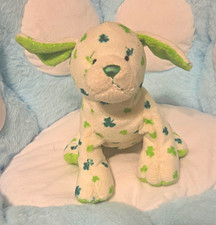 GANZ Webkinz Clover Puppy Plush Stuffed Animal Retired No Code 2008 HM111