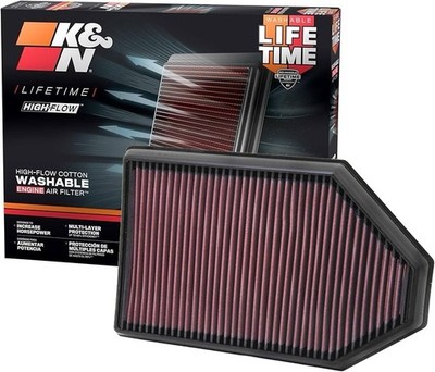 K&N 33-2460 High-Flow Air Filter For Chrysler Dodge Challenger, New!