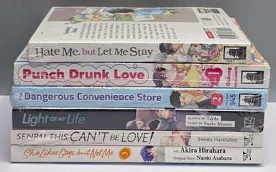 Manga Webtoons Book Lot of 6 Mixed Mature Lot New Light of My Life ETC