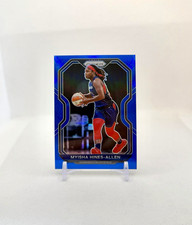 (# /149) MYISHA HINES ALLEN BLUE PRIZM - 2021 Panini Prizm WNBA #40 WSH Mystics