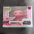 Funko Pop! Star Wars Grogu with Cookies Vinyl Bobble-Head #493 Pink
