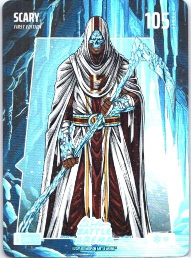 2026 Bo Jackson Battle Arena Scary 1st Edition Chillin Battlefoil SP CHILL-113