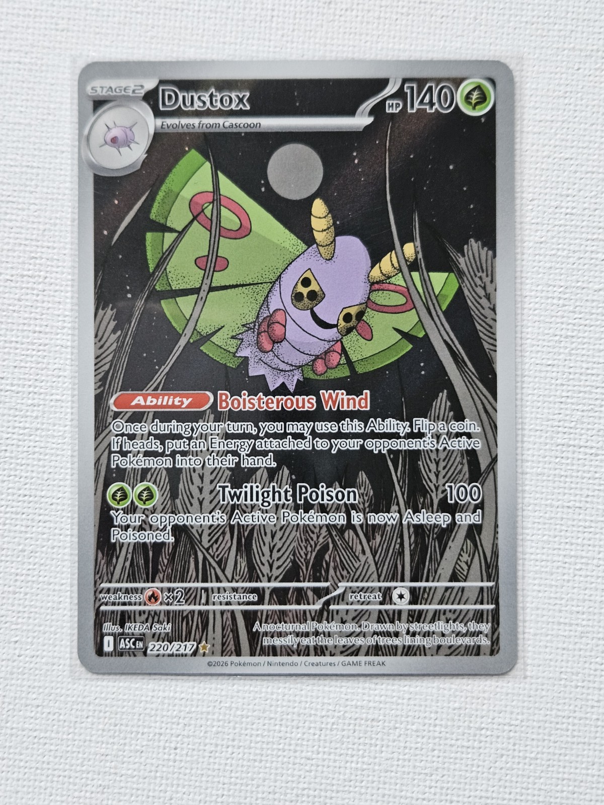 Dustox 220/217 Illustration Rare - Ascended Heroes