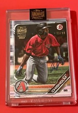 2022 Topps Archives Signature Series Jazz Chisholm AUTO #'d 73/99