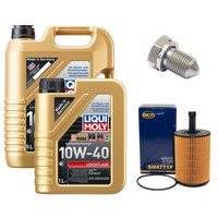 MotoröL Filter Set 10W-40 Liqui Moly 6 Liter + Schraube FüR Audi TT VW Golf IV
