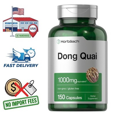 Dong Quai Root 1000mg 4:1 Extract 150 Capsules Angelica sinensis