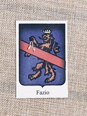 Fazio Noble Family Coat of Arms Yearbook of the Nobility and Heraldic Newspaper