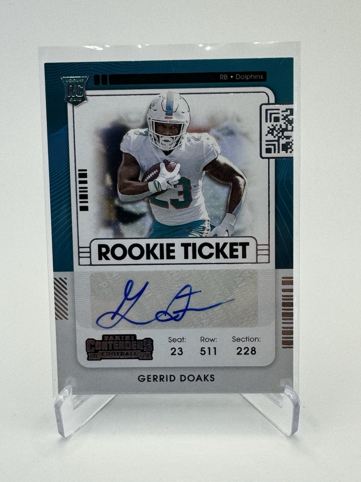 Gerrid Doaks Panini Contenders #255 Autograph