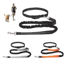Hands Free Dog Leash for Running, Walking  Jogging  Adjustable Waist Belt
