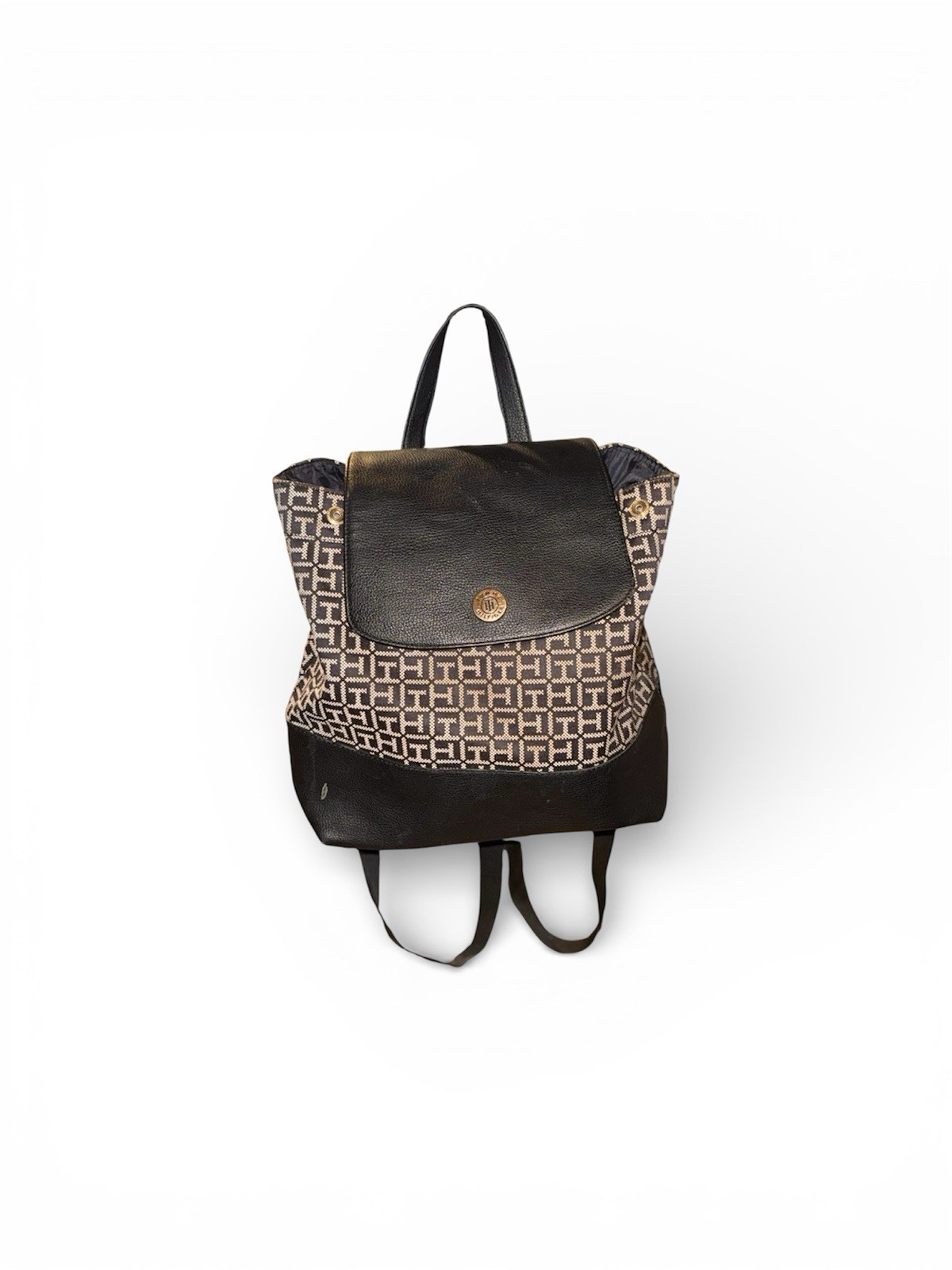 Tommy Hilfiger Logo Pattern Backpack Adjustable S… - image 6