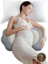 Memory Foam Pregnancy Pillow Side Sleeper Maternity Body Support Wedge