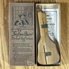 Vintage Ye Sufan Burr Hooked Rug Machine Sewing Advertisement With Original Box