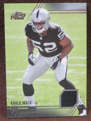 13575 2014 TOPPS PRIME TIME PERFORMERS ROOKIE PATCH KHALIL MACK #PPKM