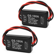 2 PCS 12-30V Strobe Brake Light, LED Flash Module Flash Strobe Controller for...