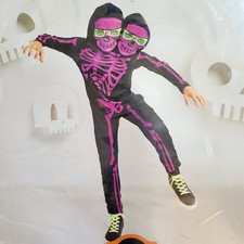Halloween Costume Kids Stuffable Two Headed Skeleton Hyde And Eek Large 10-12