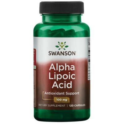 SWANSON, ALPHA LIPOIC ACID Antioxidans 100mg 120 Kapseln SUPER PREIS