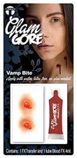 Medium Glam Gore 3D FX Transfer Kit - Vamp Bite, Latex Free Prosthetic