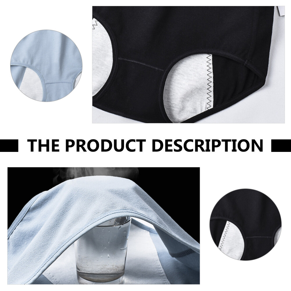3Pcs Postpartum Bleeding Underwear Period Panties Incontinence