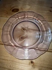 FOSTORIA GLASS CO.  FAIRFAX ORCHID LAVENDER #2375 8-3/4" DIAMETER SALAD PLATE!