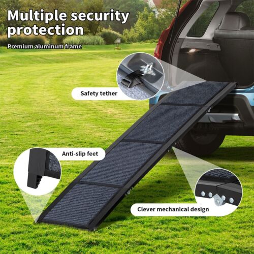 Tedi's 160 Dog Ramp For Car Pet Stairs Steps Ladder Travel Foldable Portable SUV - Picture 6 of 8