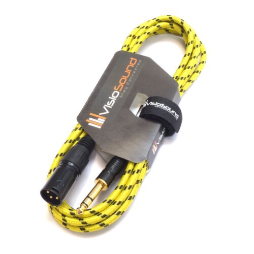 Stecker XLR auf 6,35 mm Stereo TRS Klinkenkabel/symmetrisches Signal/Audio Lautsprecherkabel - Bild 50 von 52