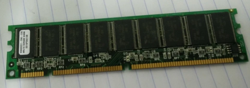 3x Cisco 69000221-C00-CSC 32MB PC100 ECC DIMM Memory Modules - Image 2 of 3