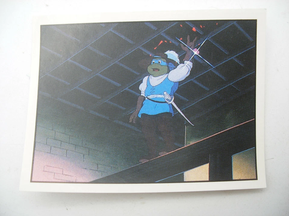 Stikers album Figurine PANINI 1990 immage TORTUES NINJA TURTLES Vignette n°246 - Photo 1/2