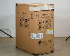 ULine 1 Class 15" Black Solid Clear Ice Machine w Drain Pump UHCP115-BS01A
