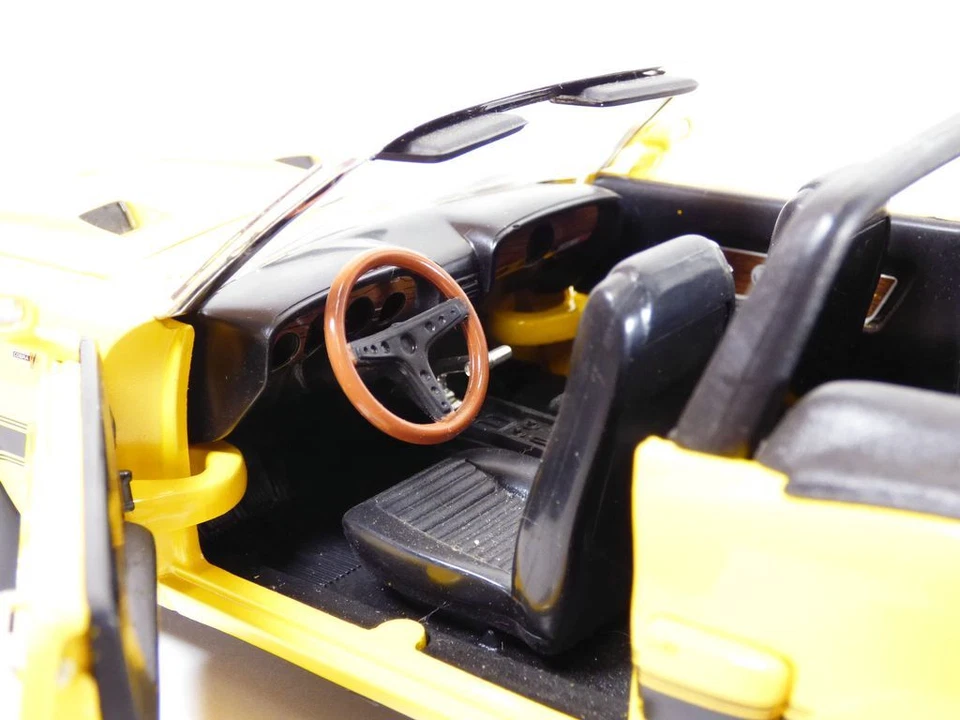 OCCASION FORD MUSTANG Shelby GT500 cabriolet 1970 jaune 1/18 - Photo 3/4