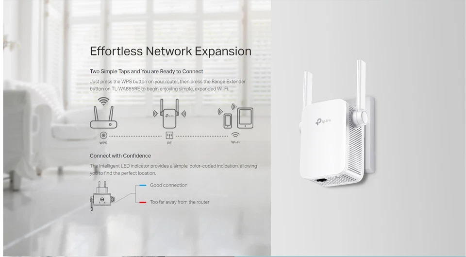 TP Link WIFI Range Extender N300 2x2 MIMO - Image 4 of 4