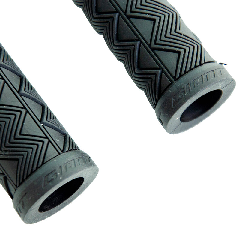Giant Mountain Bike Handlebar Grips 130mm Bicycle Faithe XC with End Plugs eBay