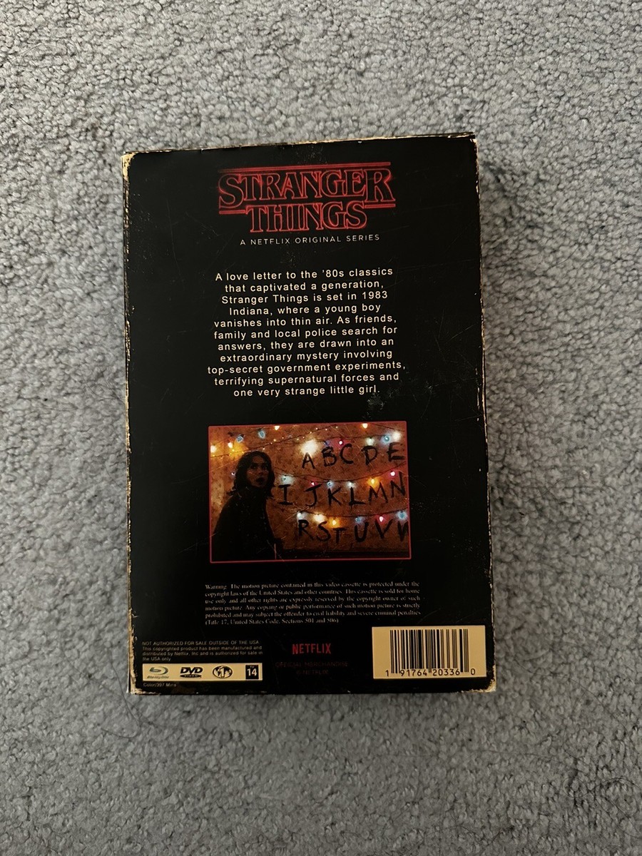 Netflix Stranger Things Season (DVD/Blu-Ray, 2016, 4-Disc