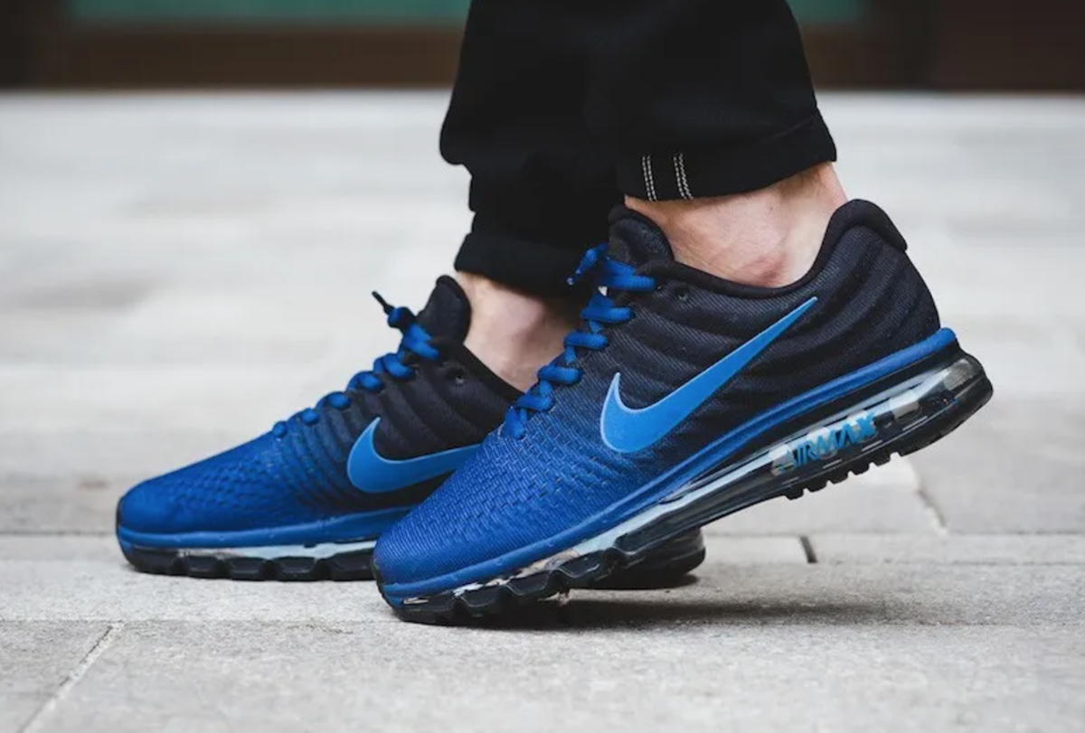 NEW Men's Nike AIR Max 2017 Shoes Sneakers 849559 401 Binary Blue