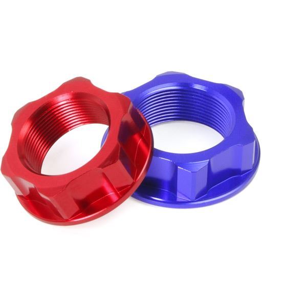 DRC Steering Stem/Head Nut Kawasaki KX/KXF 125-450 04-16 Blue MX/Motocross