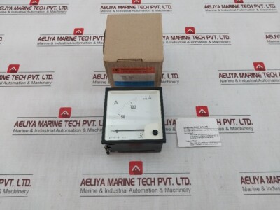 RISHABH EQ96 Ampere Panel Meter 5A without Dial SCALE X2 600V