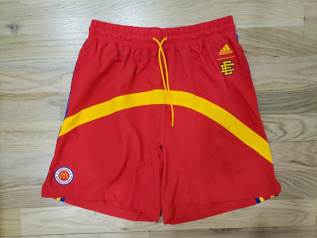 adidas x Eric Emanuel Men's McDonald's Shorts HB0736 Red