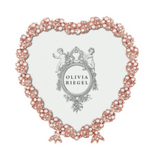 OLIVIA RIEGEL Rose Gold "Contessa" 3.5" Photo Frame New in Box